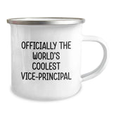 Funny Vice-principal Gifts from Friends - Officially The World's Coolest Vice-principal Camping Mug for Birthday - Image 2
